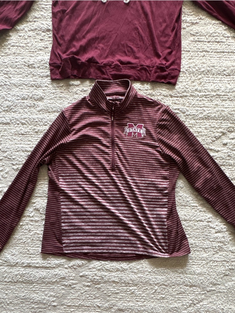 Mississippi State 'Hail State' Long Sleeve Tops Size XL - Picture 4 of 7